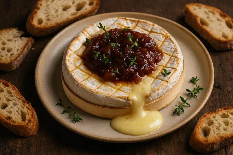 Baked Camembert with Bay Tree Cheeseboard Chutney