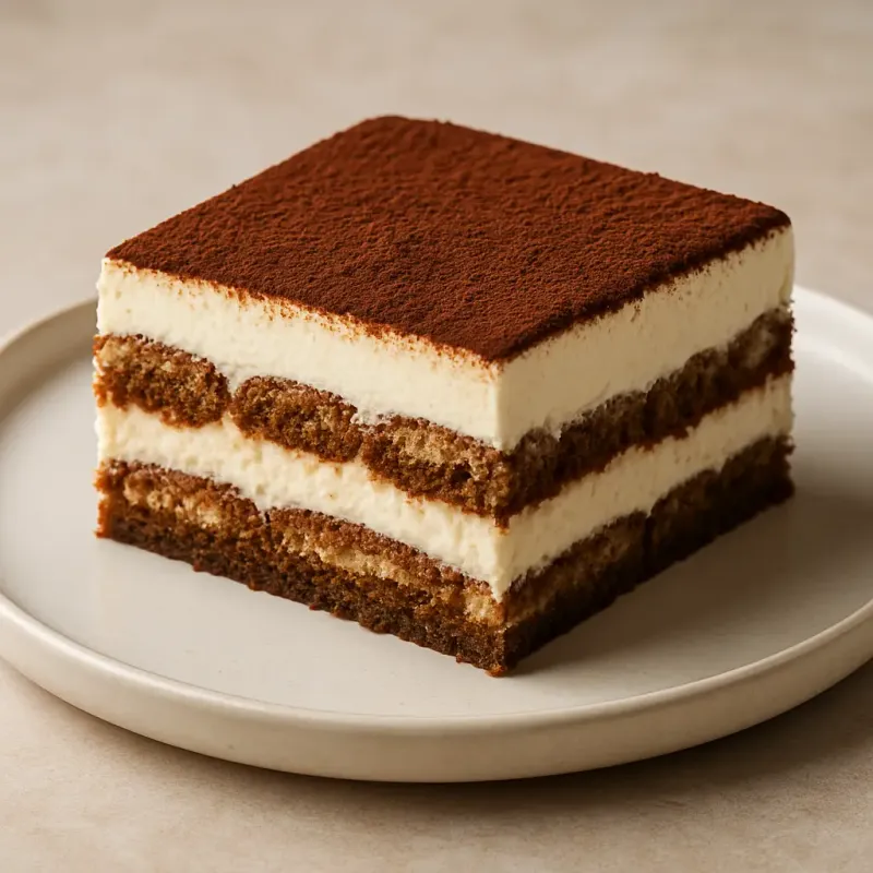 Classic Tiramisu (No Eggs)