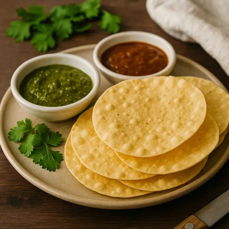 Poppadom Snack Platter