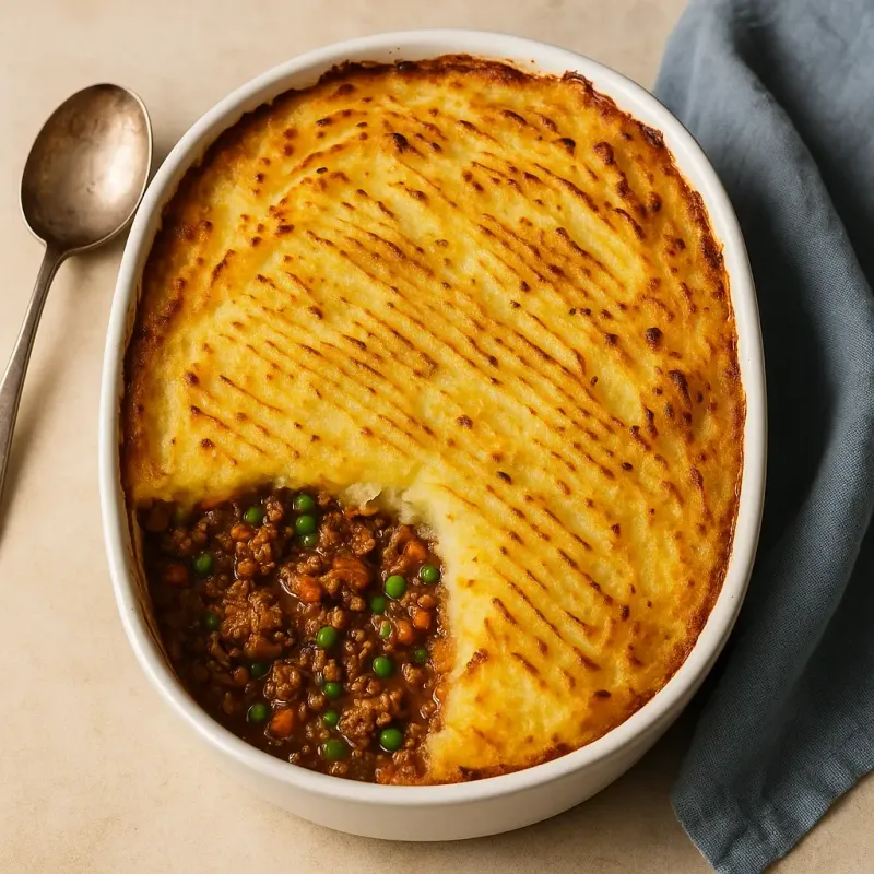 Savoury Mince & Vegetable Potato-Topped Pie